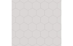 Fibo Urban - White Silk (Hexagonal) - Single